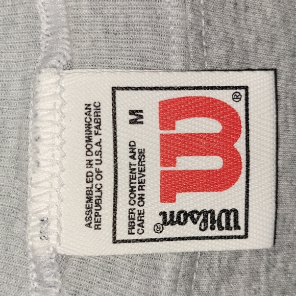 Vintage. 90s. Property of Wilson. Women's size Medium. Made of USA fabric. - Picture 2 of 5